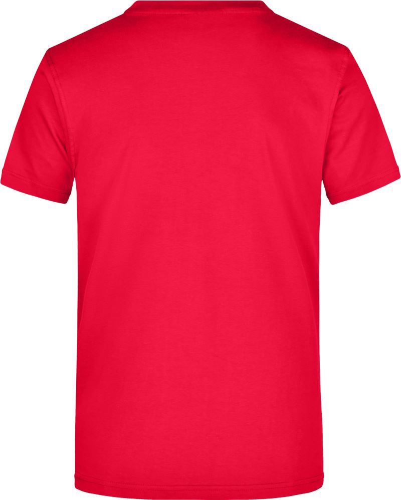 HCE Basics T-Shirt in Rot – Rückansicht
