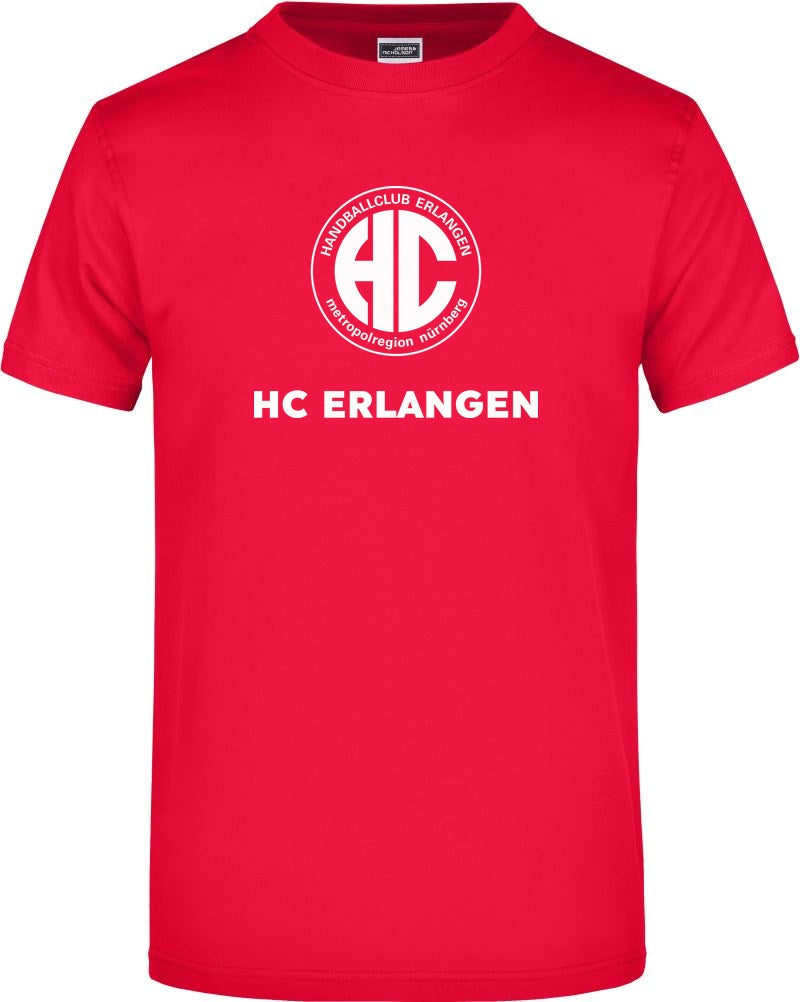 HCE Basics T-Shirt in Rot – Vorderansicht