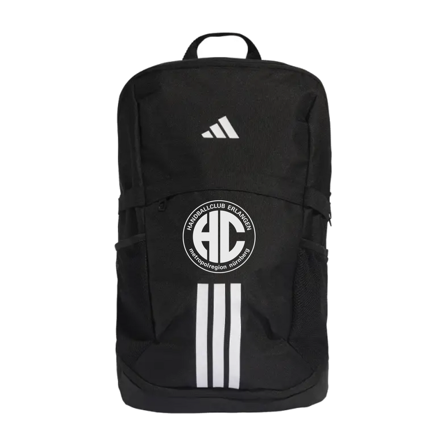HC Erlangen Rucksack in Schwarz mit Vereinswappen