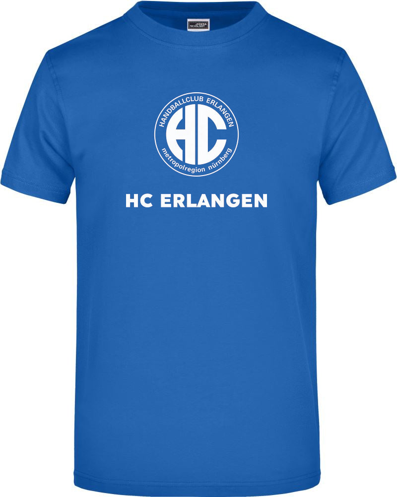 HCE Basics T-Shirt in Blau – Vorderansicht