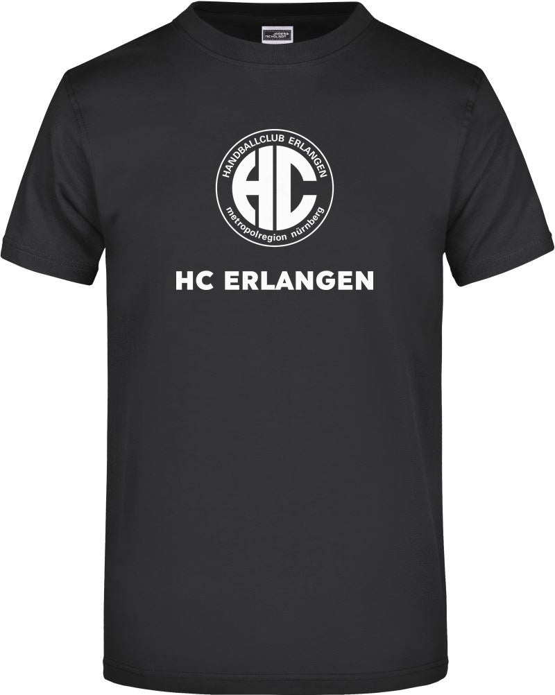 HCE Basics T-Shirt in Schwarz – Vorderansicht