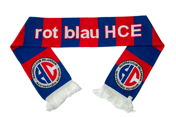 Schal rot blau HCE