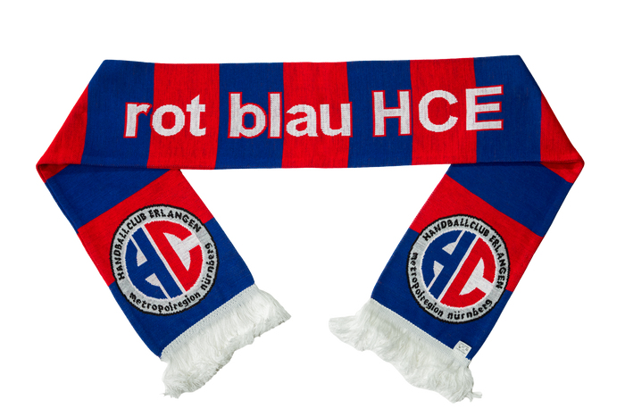 Schal rot blau HCE