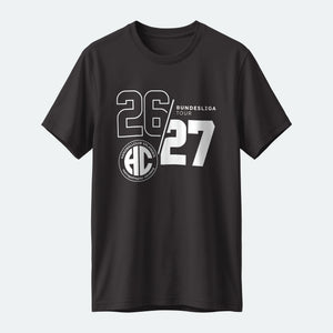HC Erlangen Tour-Shirt 26/27 in Schwarz – Vorderansicht
